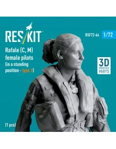 Rafale (C, M) female pilot (in a standing position - type 2) (1 pcs... 2