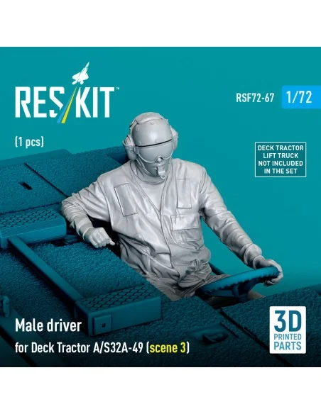 Male driver for Deck Tractor A/S32A-49 (scene 3) (1 pcs) (3D Printe...