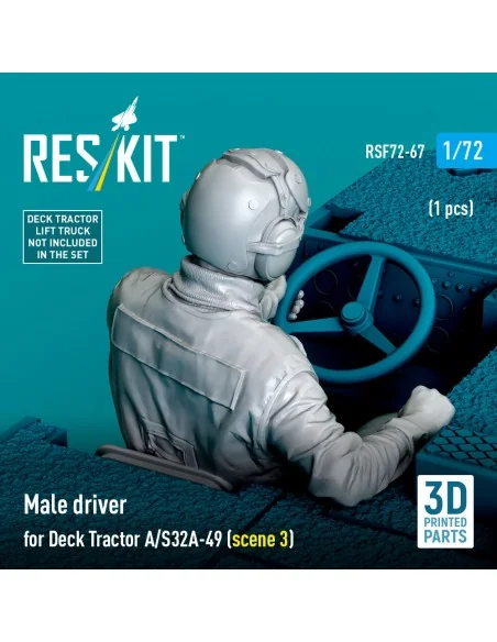 Male driver for Deck Tractor A/S32A-49 (scene 3) (1 pcs) (3D Printe...