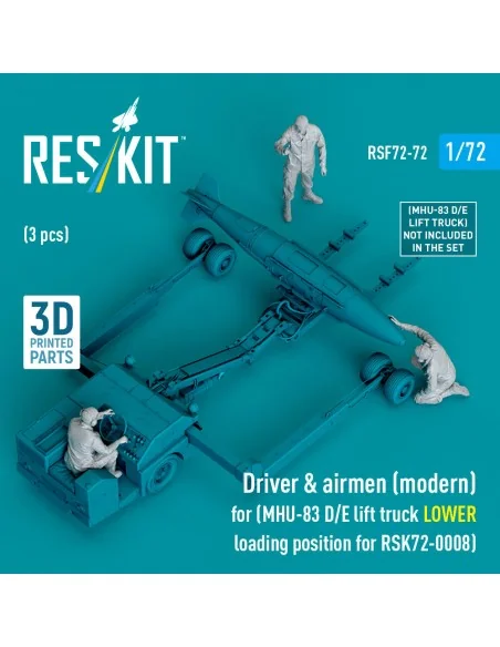 Driver & airmen (modern) (3 pcs) (MHU-83 D/E lift truck LOWER loadi...