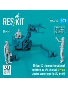Driver & airmen (modern) (3 pcs) (MHU-83 D/E lift truck UPPER loadi...
