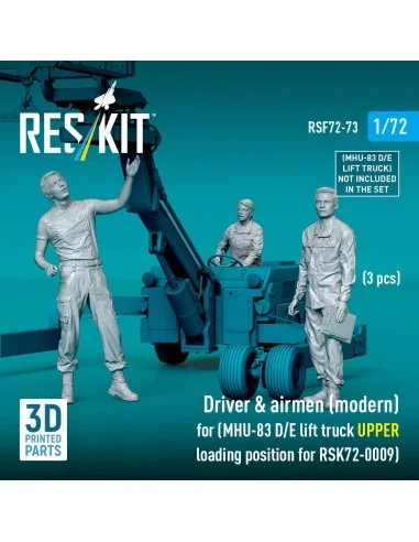 Driver & airmen (modern) (3 pcs) (MHU-83 D/E lift truck UPPER loadi...