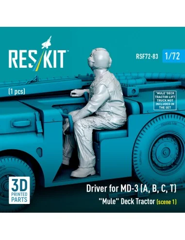 Driver for MD-3 (A, B, C, T) Mule Deck Tractor (scene 1) (1 pcs) (3...