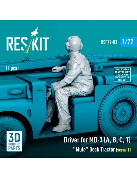 Driver for MD-3 (A, B, C, T) Mule Deck Tractor (scene 1) (1 pcs) (3...