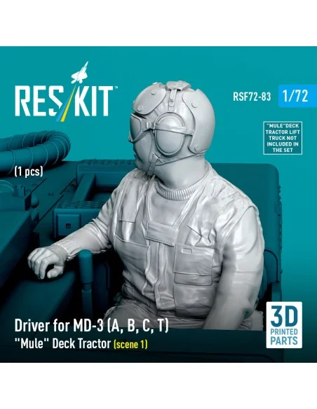 Driver for MD-3 (A, B, C, T) Mule Deck Tractor (scene 1) (1 pcs) (3...