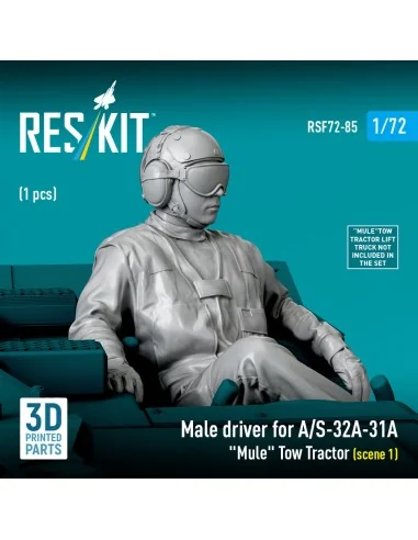 Male driver for A/S-32A-31A Mule Tow Tractor (scene 1) (1 pcs) (3D ...