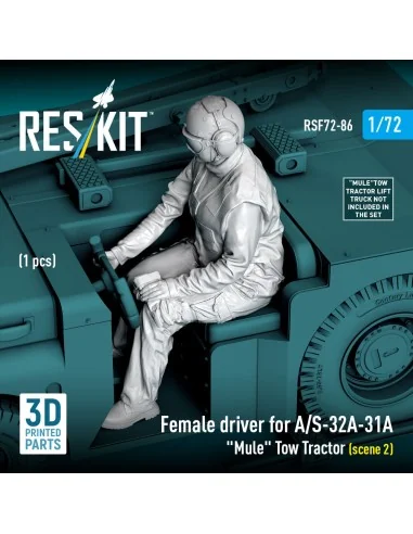 Female driver for A/S-32A-31A Mule Tow Tractor (scene 2) (1 pcs) (3...