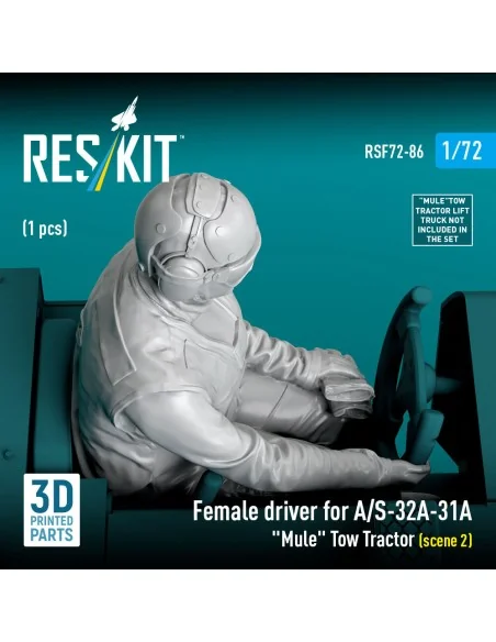 Female driver for A/S-32A-31A Mule Tow Tractor (scene 2) (1 pcs) (3...