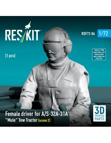 Female driver for A/S-32A-31A Mule Tow Tractor (scene 2) (1 pcs) (3...