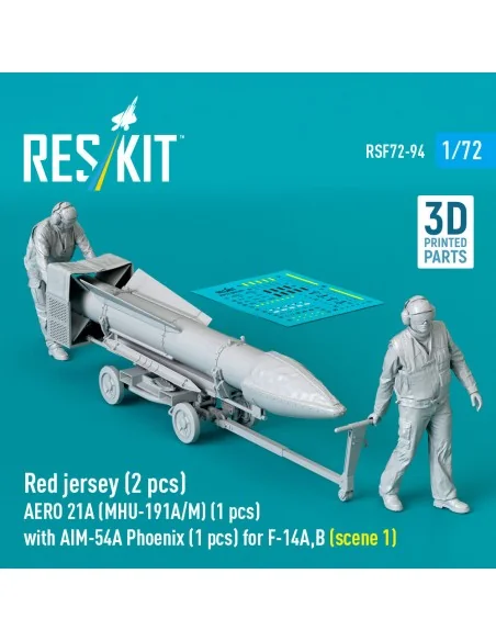 Red jersey (2 pcs) AERO 21A (MHU-191A/M) (1 pcs) with AIM-54A Phoen...