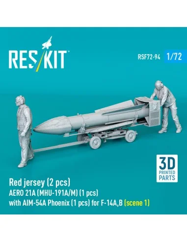 Red jersey (2 pcs) AERO 21A (MHU-191A/M) (1 pcs) with AIM-54A Phoen...