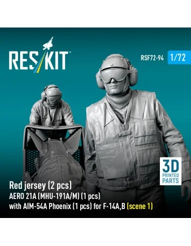 Red jersey (2 pcs) AERO 21A (MHU-191A/M) (1 pcs) with AIM-54A Phoen...