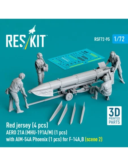 Red jersey (4 pcs) AERO 21A (MHU-191A/M) (1 pcs) with AIM-54A Phoen...