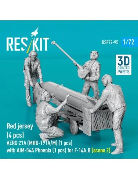 Red jersey (4 pcs) AERO 21A (MHU-191A/M) (1 pcs) with AIM-54A Phoen...
