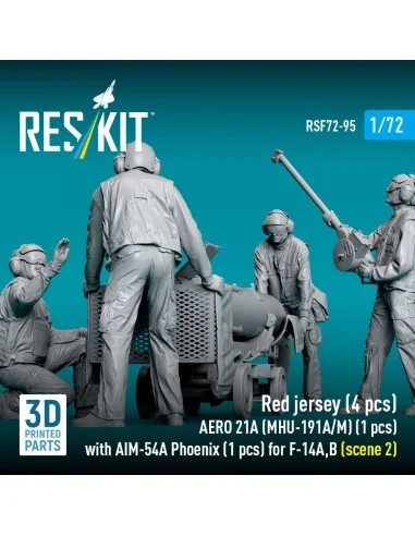 Red jersey (4 pcs) AERO 21A (MHU-191A/M) (1 pcs) with AIM-54A Phoen...
