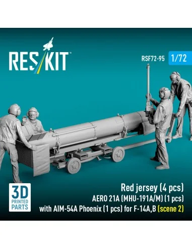 Red jersey (4 pcs) AERO 21A (MHU-191A/M) (1 pcs) with AIM-54A Phoen...
