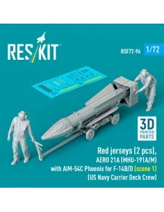 Red jerseys (2 pcs), AERO 21A (MHU-191A/M) with AIM-54C Phoenix for...