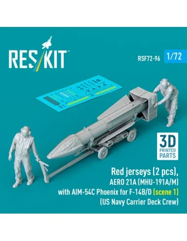 Red jerseys (2 pcs), AERO 21A (MHU-191A/M) with AIM-54C Phoenix for...