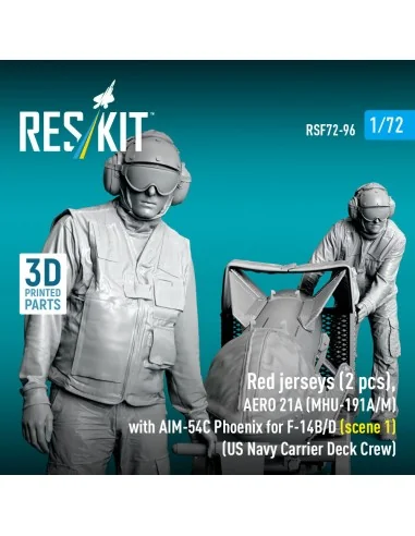 Red jerseys (2 pcs), AERO 21A (MHU-191A/M) with AIM-54C Phoenix for...