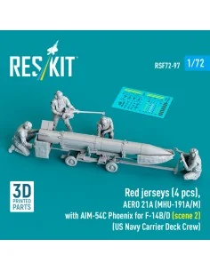 Red jerseys (4 pcs), AERO 21A (MHU-191A/M) with AIM-54C Phoenix for...