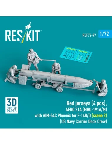 Red jerseys (4 pcs), AERO 21A (MHU-191A/M) with AIM-54C Phoenix for...
