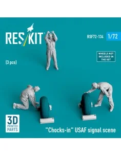 [NO_DESC] Chocks-in USAF signal scene (3 pcs) (3D Printed), 1/72 - ... 2
