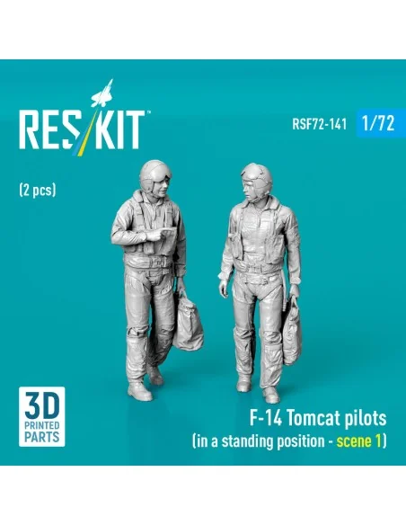 F-14 Tomcat pilots (in a standing position - scene 1) (2 pcs) (3D P...
