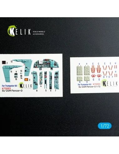 SU-24M interior 3D decals for Trumpeter kit, 1/72 - Kelik K72003