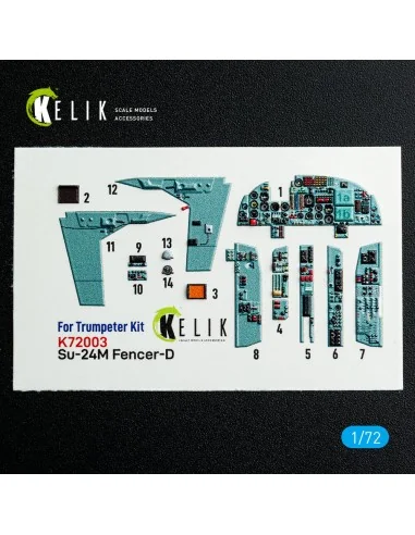 [NO_DESC] SU-24M interior 3D decals for Trumpeter kit, 1/72 - Kelik...