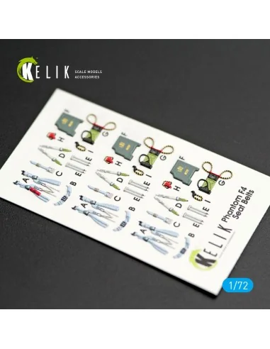 F-4J Phantom II interior 3D decals for FineMolds kit, 1/72 - Kelik ...