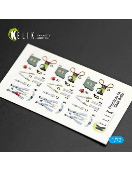 F-4J Phantom II interior 3D decals for FineMolds kit, 1/72 - Kelik ...