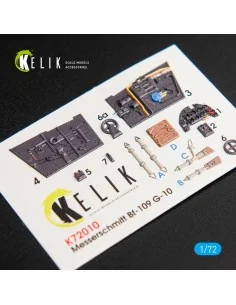 BF109-10G interior 3D decals for Fine Molds kit, 1/72 - Kelik K72010
