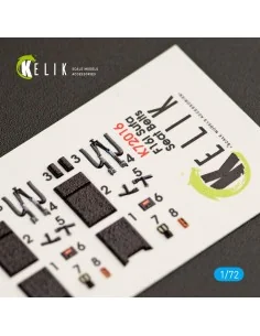 [NO_DESC] F-16I Sufa interior 3D decals for Kinetic kit, 1/72 - Kel... 2