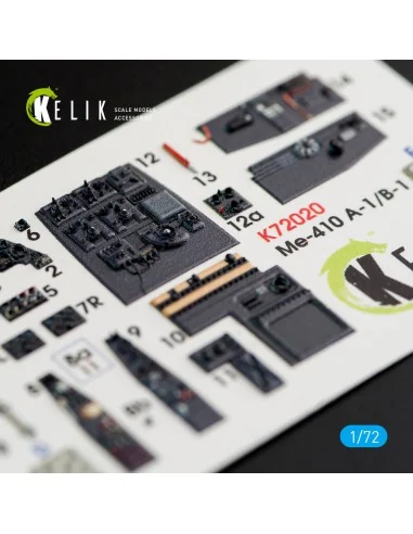 Me-410 A-1/B-1 interior 3D decals for Fine Molds kit, 1/72 - Kelik ...