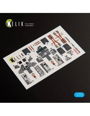 Tornado F Mk.3 Firebird interior 3D decals for Hasegawa, 1/72 - Kel...