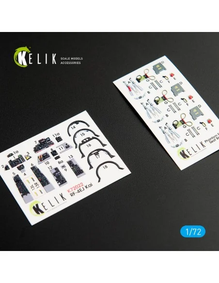 RF-4EJ Phantom II interior 3D decals for Fine Molds kit, 1/72 - Kel...