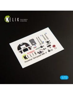 Hawker Tempest Mk.V interior 3D decals for Airfix kit, 1/72 - Kelik...