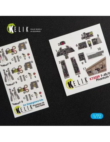[NO_DESC] F-4(B, N) Phantom II interior 3D decals for Hasegawa kit,...