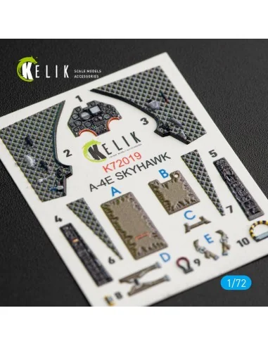 A-4E Skyhawk interior 3D decals for Fujimi/Hobby 2000 kit, 1/72 - K...