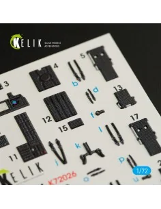 UH-1Y Venom interior 3D decals for Dream Model kit, 1/72 - Kelik K7... 2