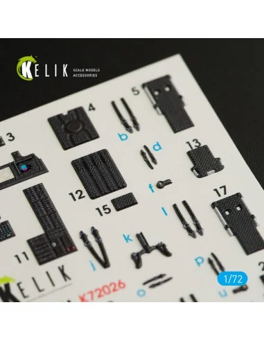 UH-1Y Venom interior 3D decals for Dream Model kit, 1/72 - Kelik K7...