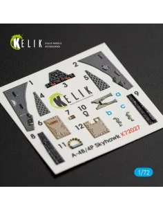 [NO_DESC] A-4(B, P) Skyhawk interior 3D decals for Airfix kit, 1/72...