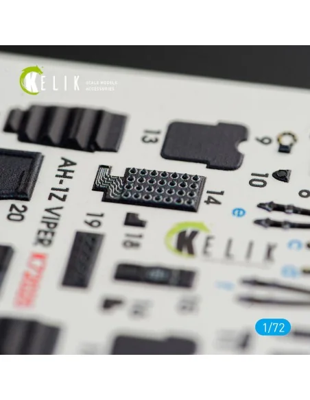 AH-1Z Viper interior 3D decals for Dream Model kit, 1/72 - Kelik K7...