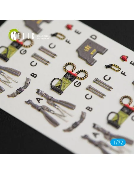 [NO_DESC] F-4(C, D) Phantom II interior 3D decals for Hasegawa kit,...