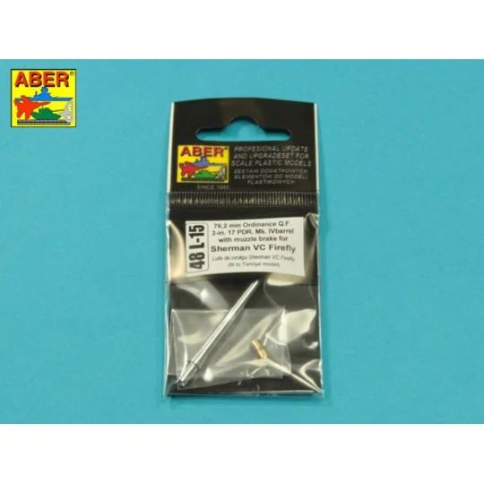 Tank Gun Barrel for British Sherma VC Firefly, 1/48 - Aber Models 4...