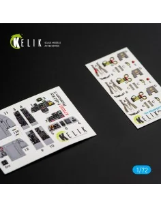 F-4EJ Kai Phantom II interior 3D decals for Hasegawa kit, 1/72 - Ke... 2