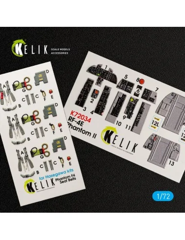 [NO_DESC] RF-4E Phantom II interior 3D decals for Hasegawa kit, 1/7...