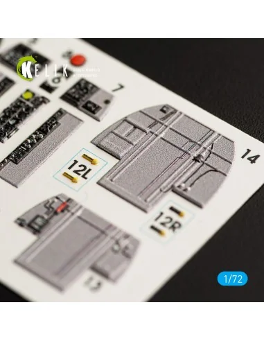 RF-4E Phantom II interior 3D decals for Hasegawa kit, 1/72 - Kelik ...