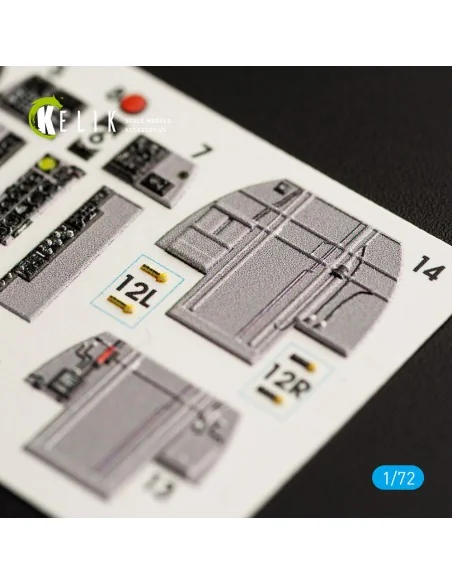 RF-4E Phantom II interior 3D decals for Hasegawa kit, 1/72 - Kelik ...