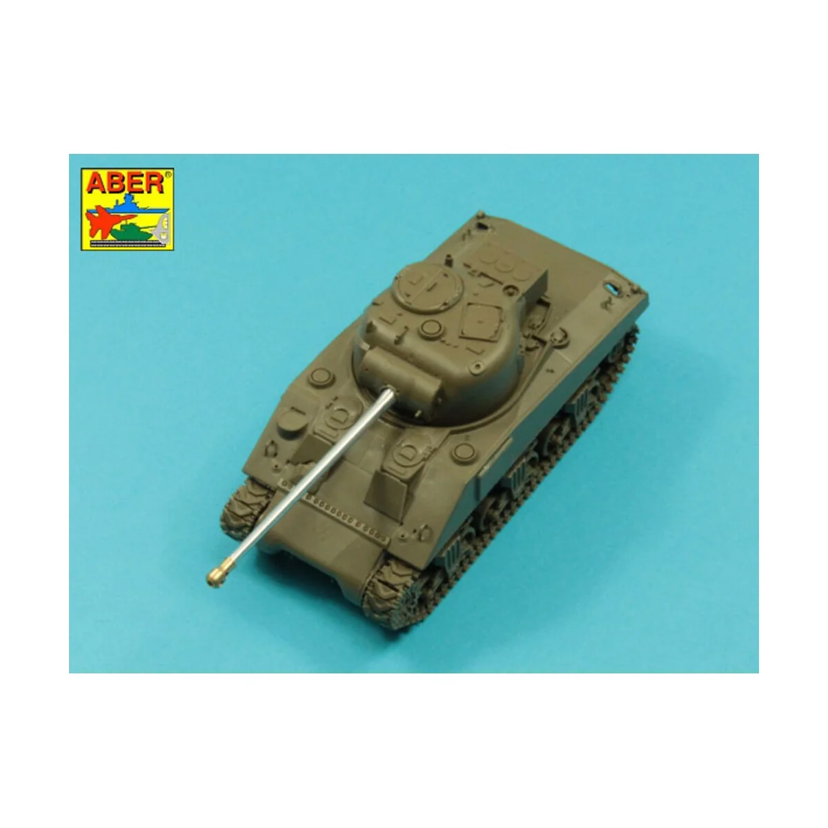Tank Gun Barrel for British Sherma VC Firefly - Aber Models 48 L-15